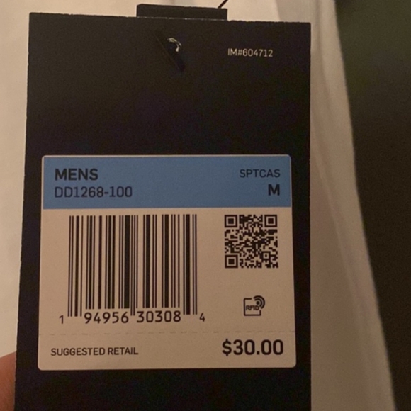 NWT Nike Air Men's Pink and Orange Pyramid Graphic Tee - Picture 2 of 3